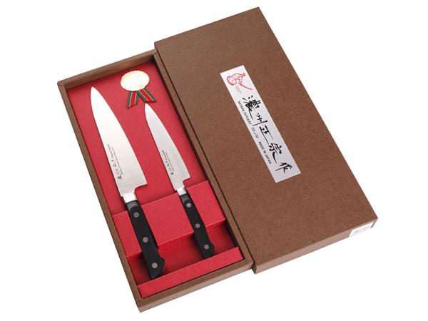 Набор кухонных ножей Satake Stainless Bolster 2 предмета