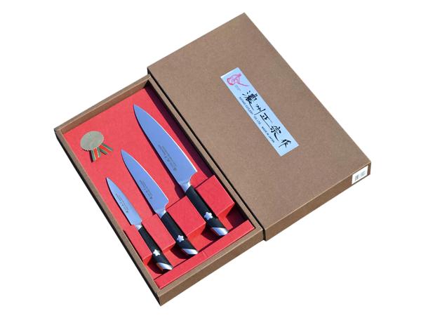 Набор кухонных ножей Satake Sakura 3 предмета