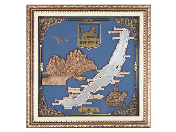 Панно "Байкал" 39х39 см