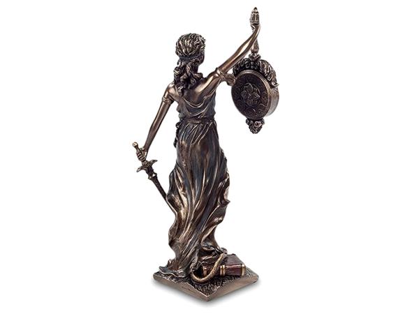 Статуэтка-часы "Фемида - Богиня правосудия" 18 см