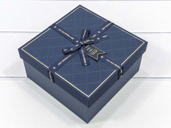 Подарочная коробка "BEST WISHES FOR YOU" 19х9,5 см