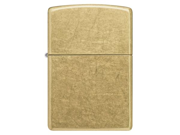Зажигалка "Zippo" Classik с покрытием Street Brass, золотая