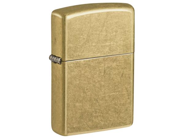 Зажигалка "Zippo" Classik с покрытием Street Brass, золотая