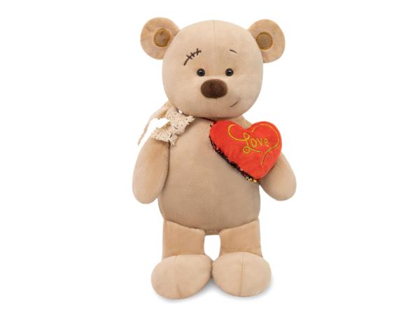 Медведь Misha с сердцем 30 см