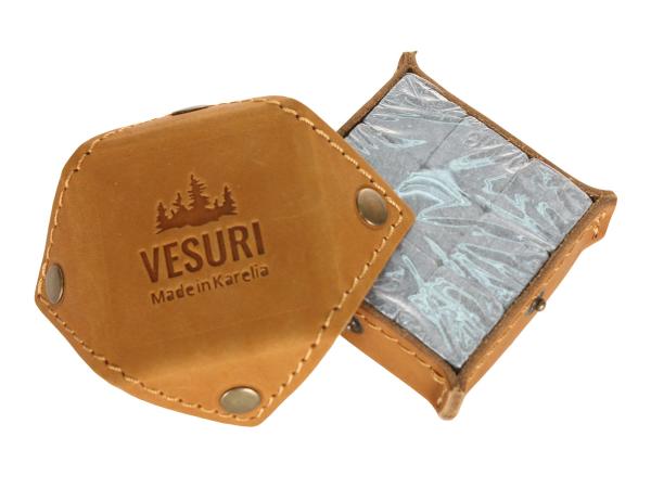Камни для виски VESURI в кожанном чехле 9 шт