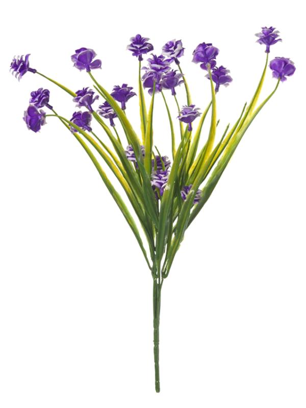 Букет декоративный "Лунный цветок" фиолетовый 35 см