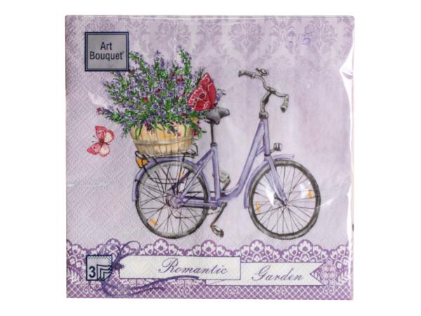 Салфетки 3-х слойные 20 шт "Путешествие в Прованс" 33х33 см