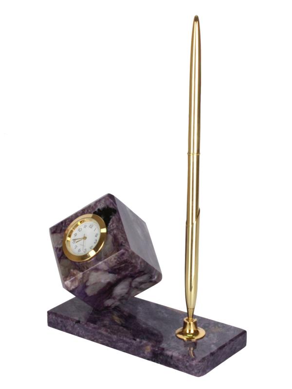 Письменный набор "Часы-куб № 3,6" 12х5х9 см