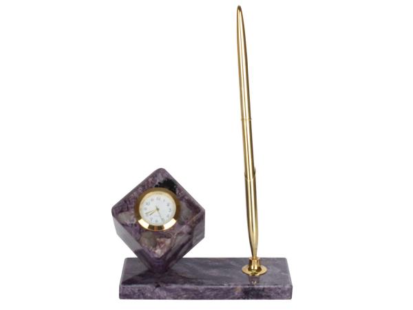 Письменный набор "Часы-куб № 3,6" 12х5х9 см