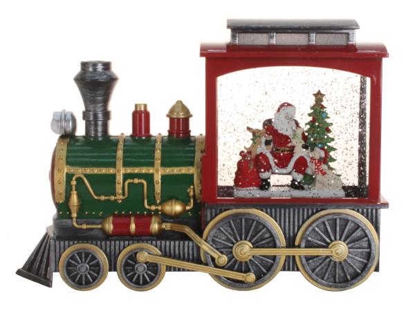 Фонарь светодиодный "Новогодний паровоз" 28х18 см