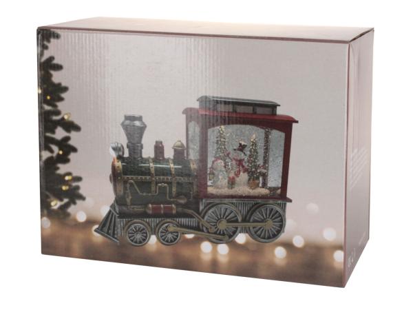 Фонарь светодиодный "Новогодний паровоз" 28х18 см