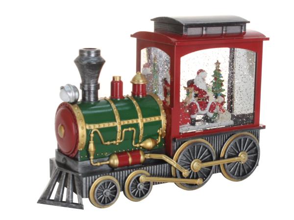 Фонарь светодиодный "Новогодний паровоз" 28х18 см