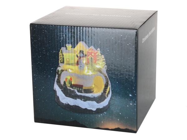 Новогодняя композиция "Снеговик"