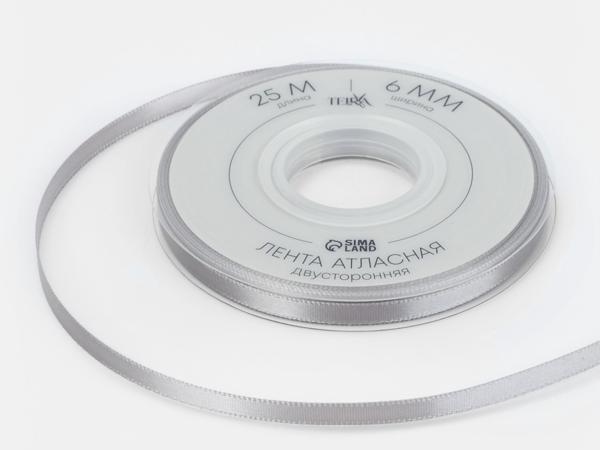 Лента атласная 0,6 см 2-хсторонняя