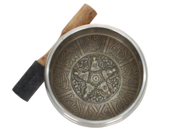 Поющая чаша "Silver. Copper. Brass" 14,5х8 см