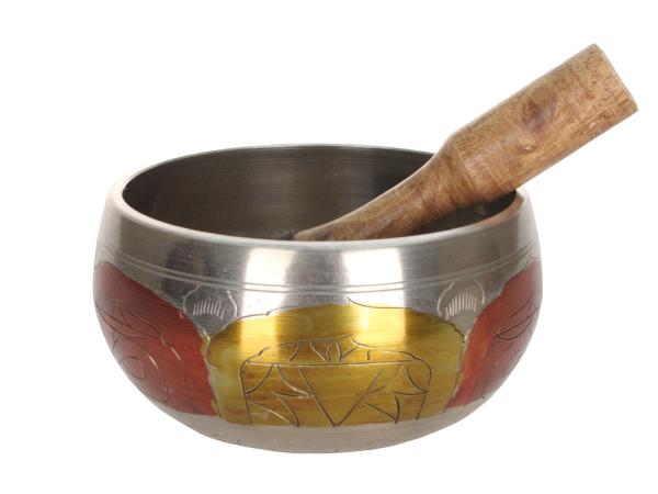 Поющая чаша "Silver. Copper. Brass" 14,5х8 см