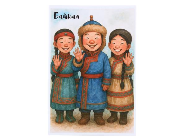 Открытка "Байкал" 10х15 см