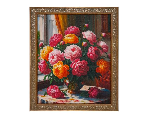 Картина "Цветы" 26*21