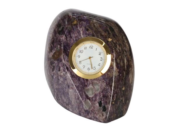 Часы-галтовка №1,85 чароит h 8 см
