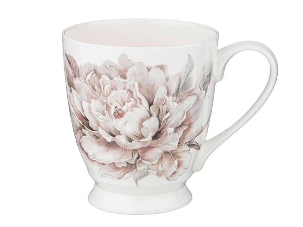 Кружка 480 мл "White Flower"