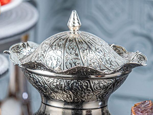 Конфетница с крышкой 10х16 см