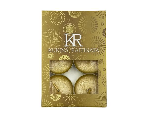 Набор чайных свечей "Узоры" 6 шт