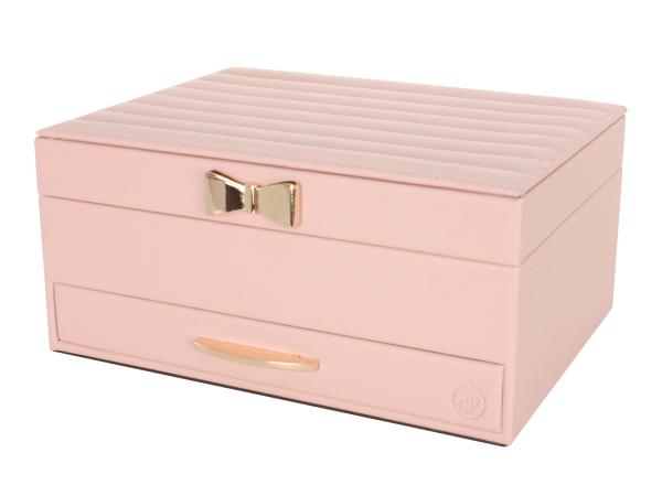 Шкатулка 24х17х10 см персиковый
