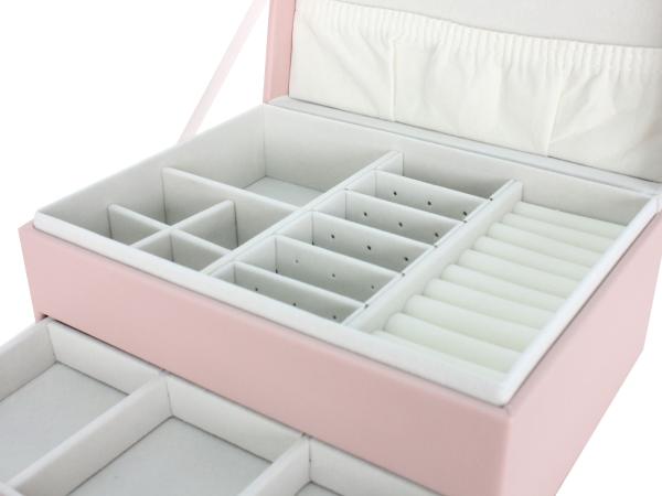 Шкатулка 24х17х10 см персиковый