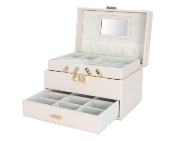 Шкатулка 22,5х16,5х14 см белый