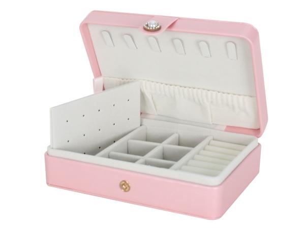 Шкатулка 16х11х4,5 см розовый