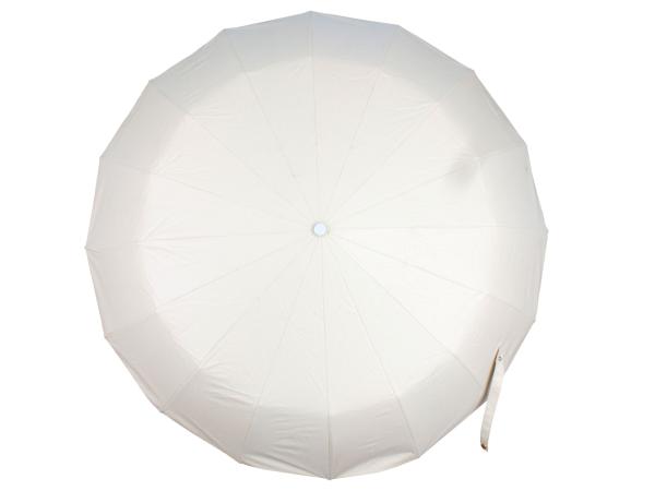 Зонт женский D100см цветной с деревянной ручкой 16 спиц