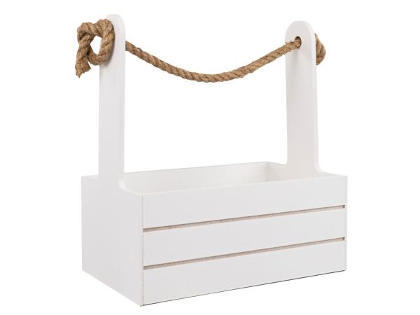 Корзина (дерево) 25*15*30 см, белый