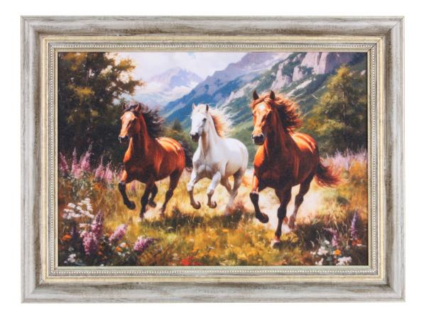 Картина "Тройка" 30*21