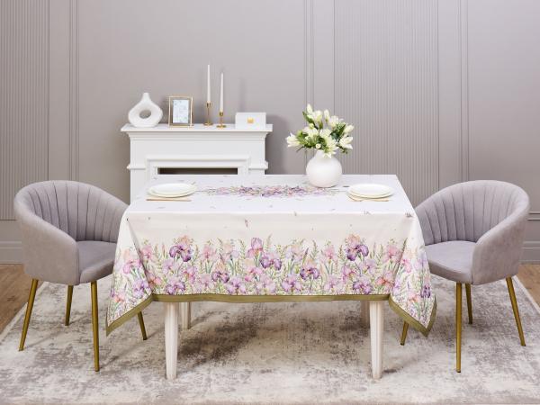 Скатерть "Ирисы" 160х220 пропитка