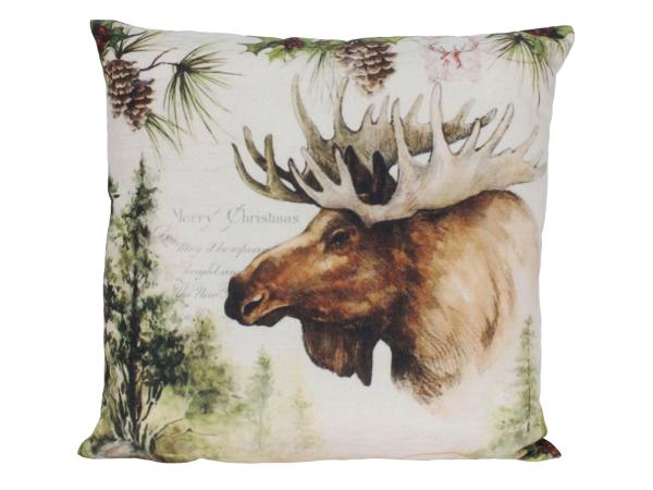 Подушка декор 40х40 "Охота" рогожка, холлофайбер