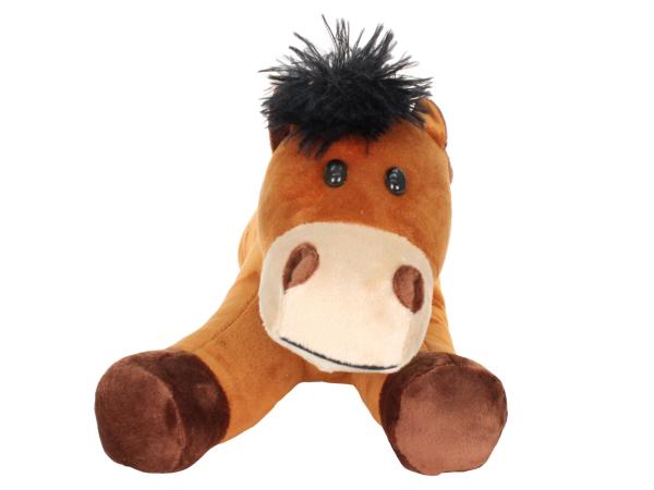 Подушка-игрушка 17х47 см "Лошадка" плюш, халлофайбер