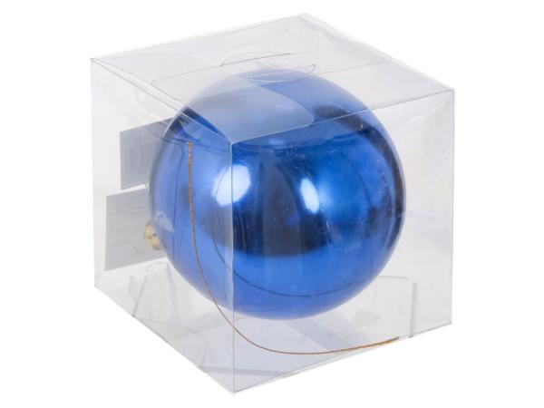 Шар D12см синий