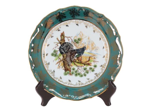 Столовый сервиз Охота зеленая 6/22 Мария-Тереза