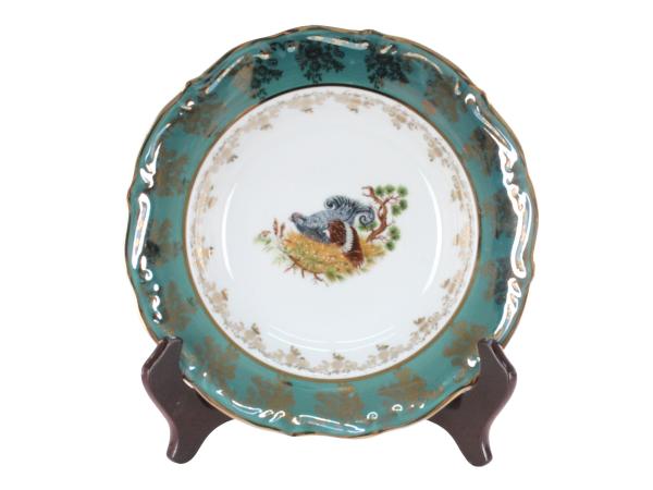 Столовый сервиз Охота зеленая 6/22 Мария-Тереза