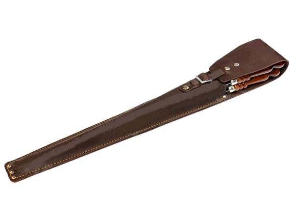 Набор шампуров в кожанном чехле