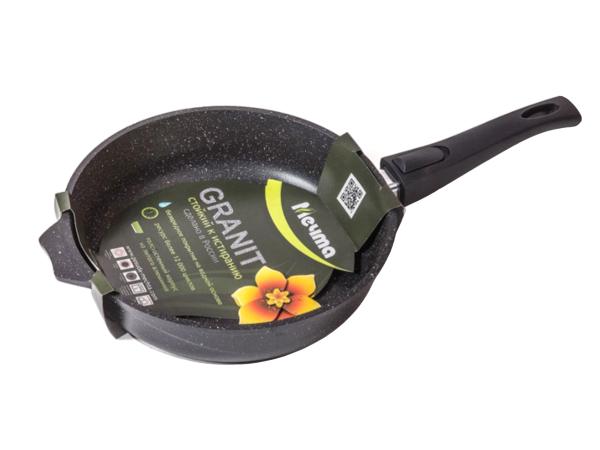 Сковорода "Гранит black" 28 см со съёмной ручкой