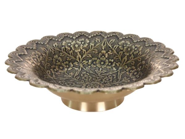 Конфетница с чернением h 15 см