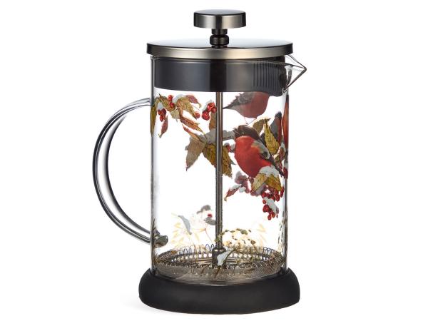 Френч-пресс "Снегири" 600 мл