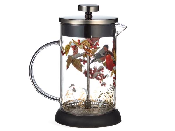 Френч-пресс "Снегири" 600 мл