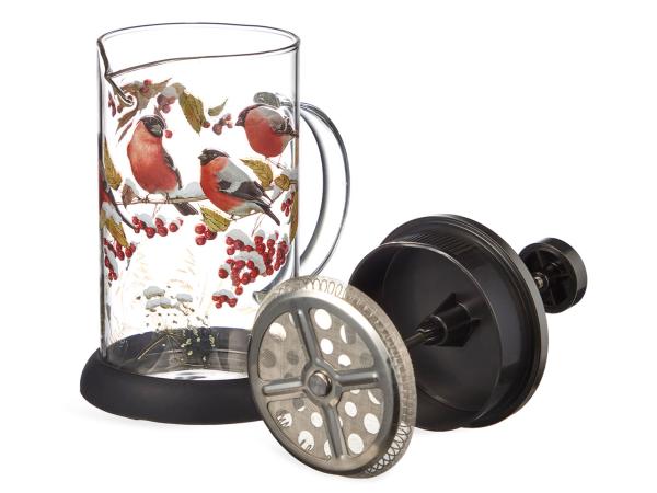 Френч-пресс "Снегири" 600 мл