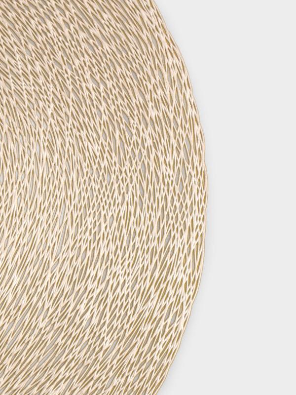 Салфетка круглая d38 см шампань "Positano"