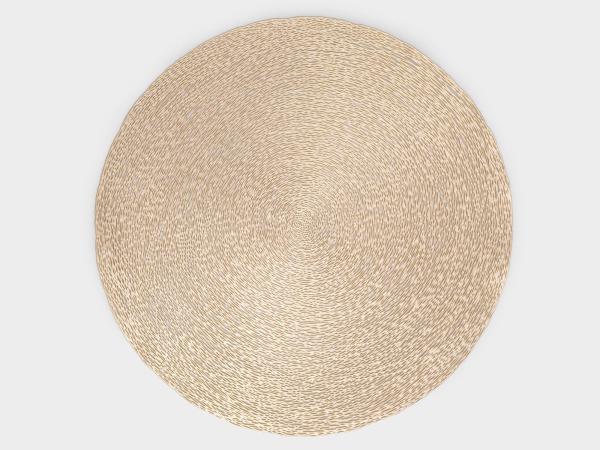 Салфетка круглая d38 см шампань "Positano"