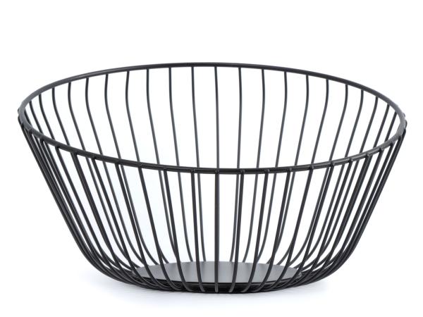 Корзина для фруктов "Spin" d 25 см черная
