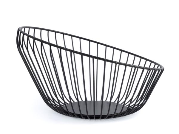Корзина для фруктов "Spin" d 25 см черная