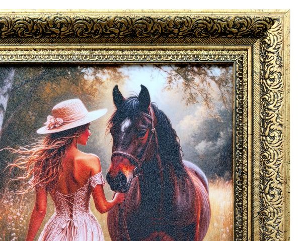 Картина "Встреча" 30*21